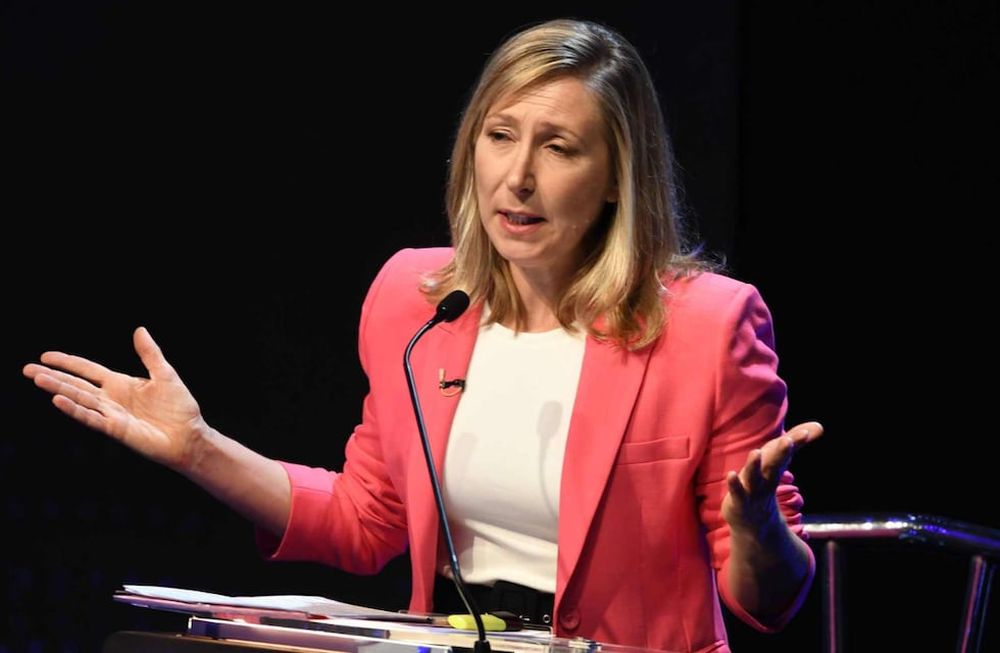 La candidata del Frente de Izquierda aseguró que es una fake news su negativa a hacer un minuto de silencio sobre los ataques terroristas a Israel. Gentileza: Chequeado.