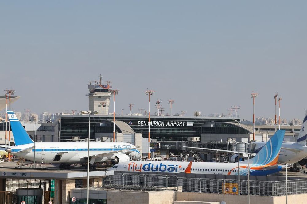 Aeropuerto de Ben Gurión en Tel Aviv (Israel)