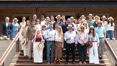 Empresarios de Mendoza y San Juan compartieron un encuentro en la finca y bodega La Florita.