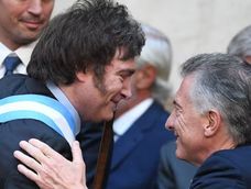 Buena sintonía entre Milei y Macri.