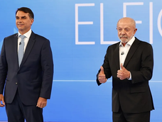 Lula y Bolsonaro debatieron a horas del balotaje presidencial en Brasil.