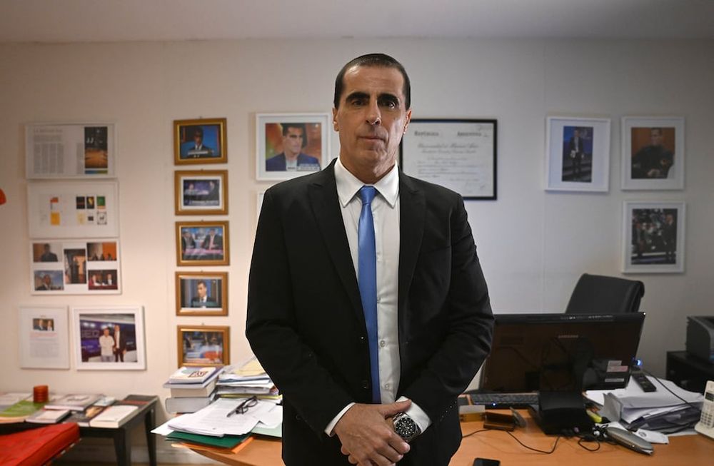 El abogado Juan Pablo Gallego, exrepresentante legal de los padres de Loan Peña. Foto: Maximiliano Luna/NA.