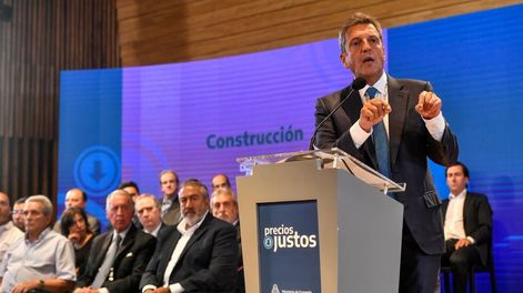 El ministro de Economía, Sergio Massa, anunció el viernes el nuevo programa de Precios Justos.