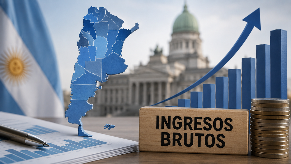 Ingresos Brutos representa el 76,2% de la recaudación tributaria de las provincias. (ilustrativa)