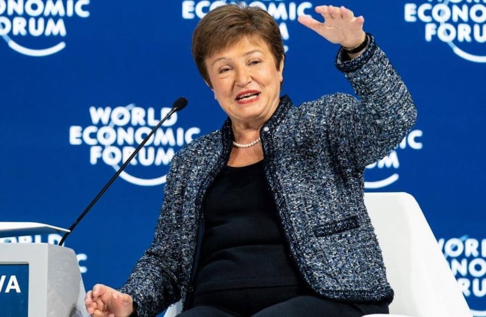 Kristalina Georgieva, actual directora gerente del Fondo Monetario Internacional. (AP)