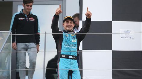Giorgio Carrara consiguió su primera victoria en la F4 Italiana