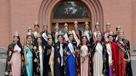 Desayuno de las reinas de la vendimia 2024 en el Museo FaderFoto: Orlando Pelichotti