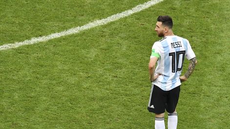 Messi: un nueve más  falso que nunca