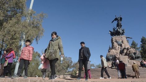 Monumento al Ejército de los Andes en el Cerro de la Gloria. / Archivo
