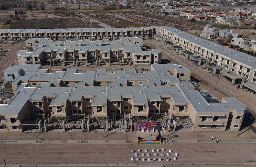 El complejo en construcción  de Florentino Paco fue clausurado por la Municipalidad de Guaymallén tras la muerte de un niño. Foto: Gentileza
