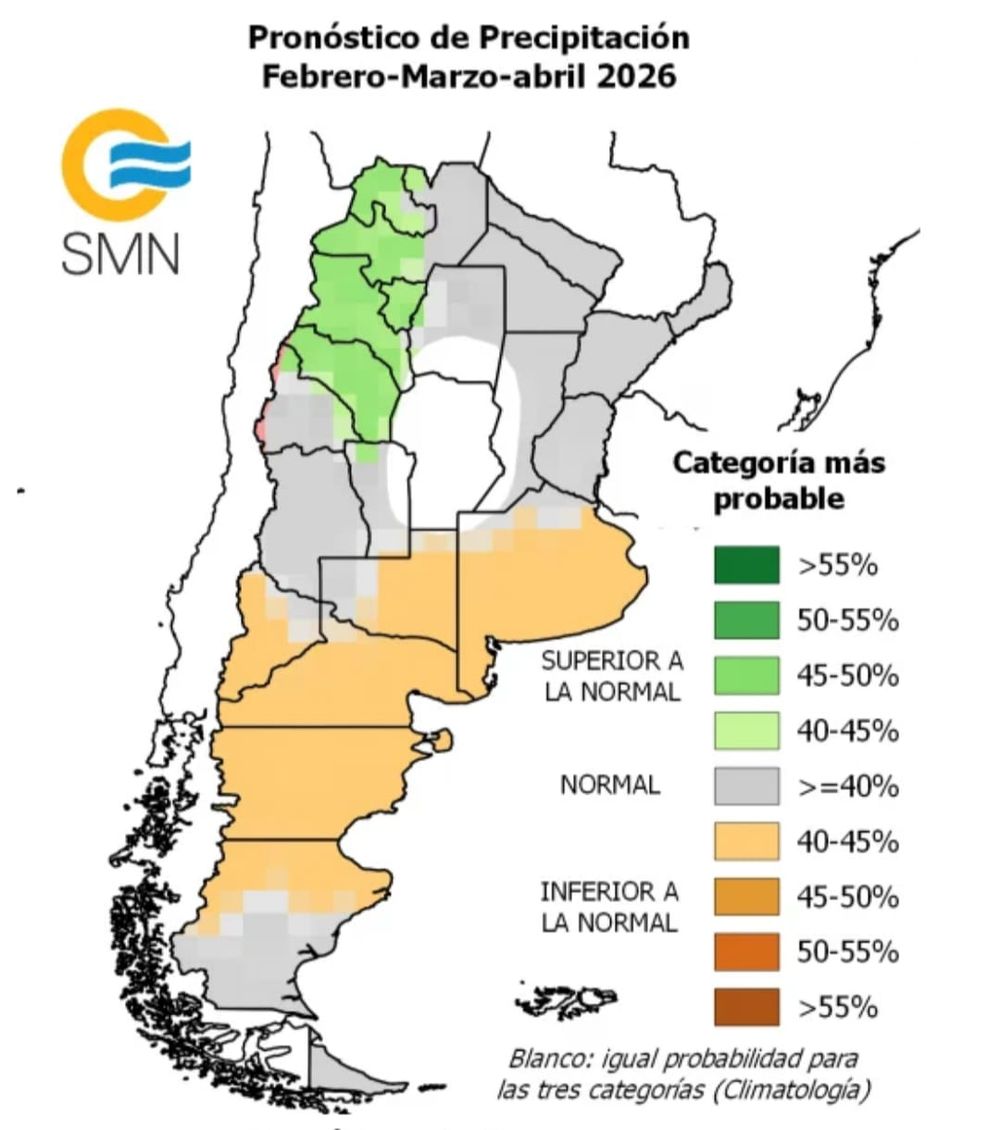 Otoño 2026, según anticipa el SMN