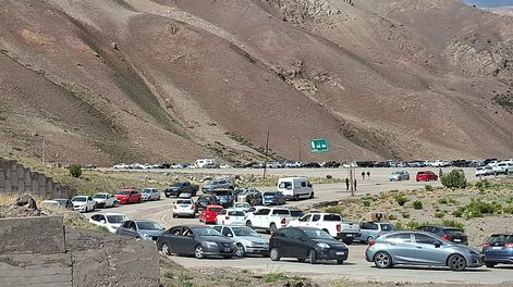 Demoras en el Paso Cristo Redentor.