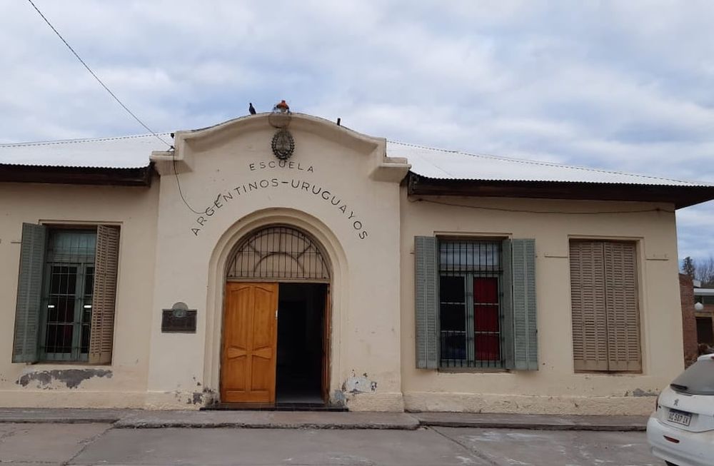 La vieja escuelita de Villa Atuel, hoy