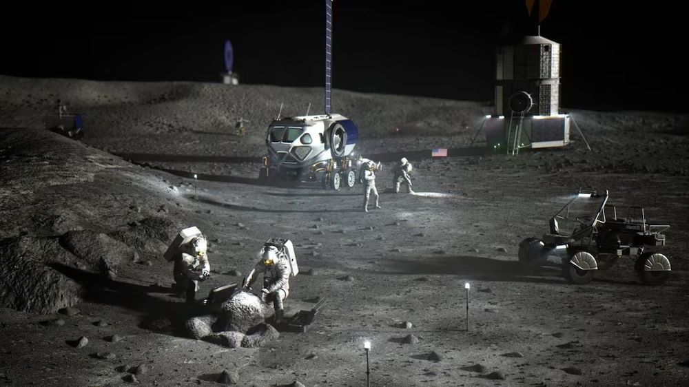 Recreación de una base lunar de la NASA&nbsp;