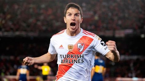 Nacho Fernández se vuelve a poner la camiseta de River. / archivo
