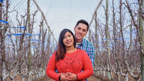 Los Andes | Ailen y Kevin contrajeron matrimonio el 8 de julio pasado ante pocas personas y con una transmisión digital. Foto: Mariana Villa/Los Andes