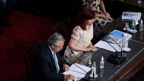 Los Andes | Alberto Fernández inauguró las sesiones del Congreso.