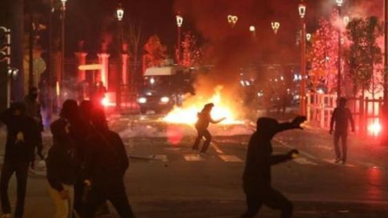 Protestas y violencia en París