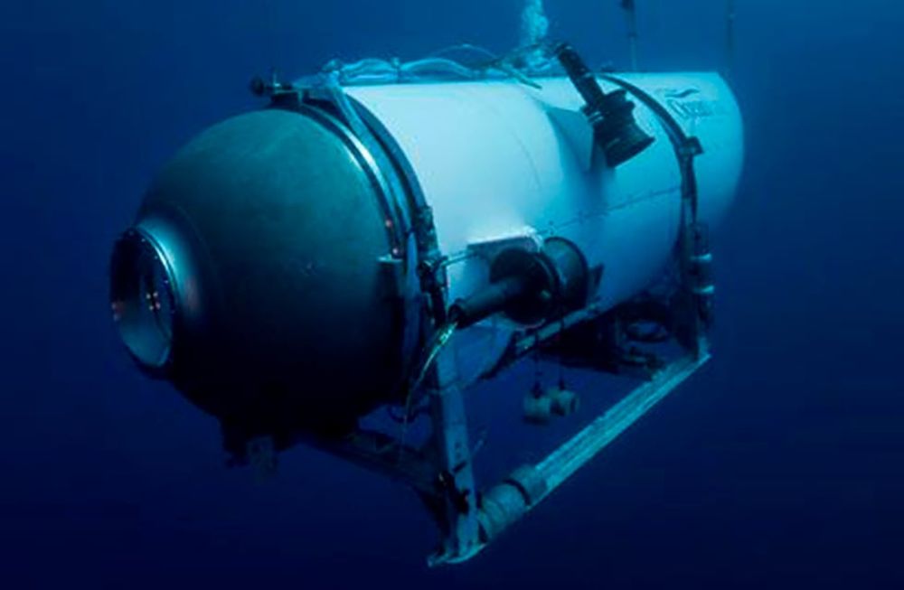 Esta foto sin fechar suministrada por OceanGate Expeditions en junio de 2021 muestra al sumergible Titán de la compañía. (OceanGate Expeditions vía AP, Archivo)