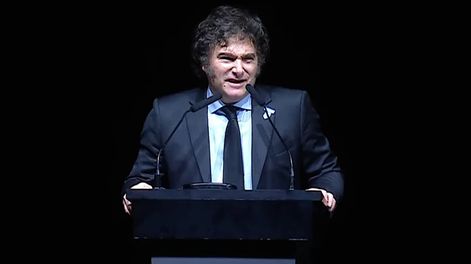 Los Andes | Presidente Javier Milei. Foto: Captura de video