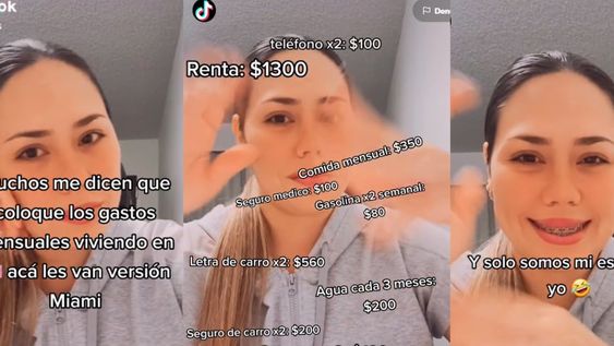 La usuaria de la red social sorprendió a quienes reprodujeron el video por el bajo costo de alquiler que paga. Foto: captura Tiktok / @florcleans