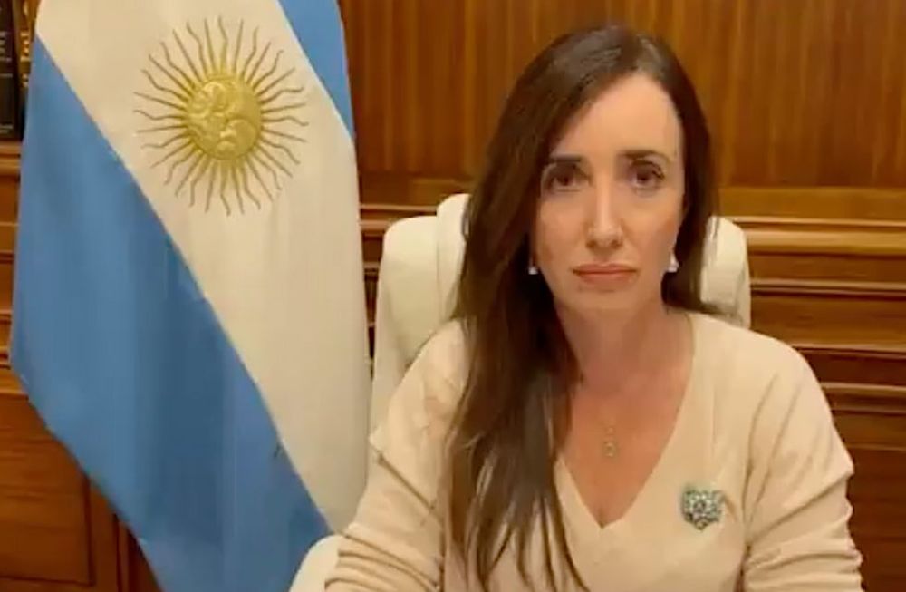 La vicepresidenta Victoria Villarruel publicó un video para desmentir enfrentamiento con el presidente Javier Milei. Foto: Captura de video