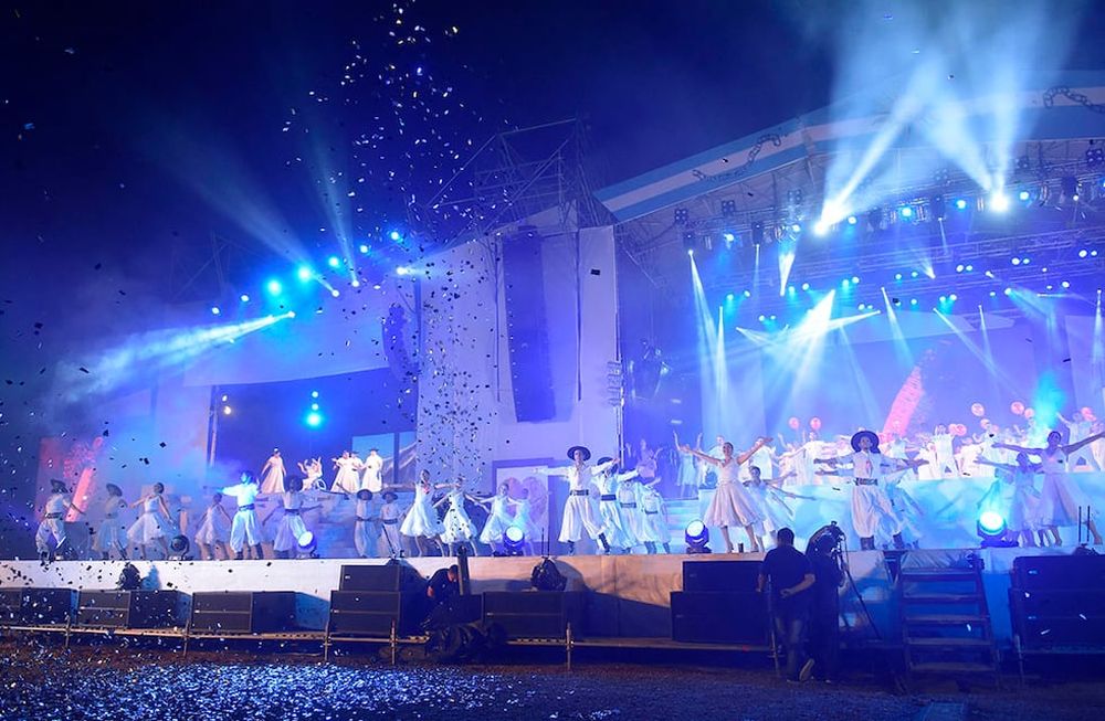 Las Heras ya prepara sus fiestas distritales, que serán presenciales. Su última fiesta departamental clásica fue en 2019 (foto), ya que la de 2020 fue un audiovisual.