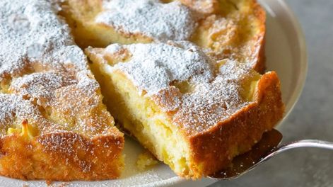 Torta de manzana ideal para el mate.