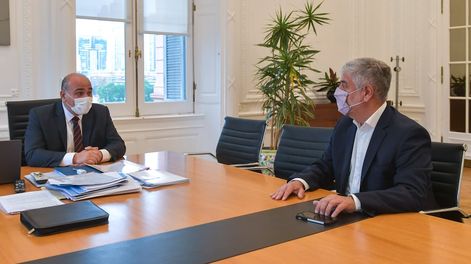 Juan Manzur y Roberto Feletti.