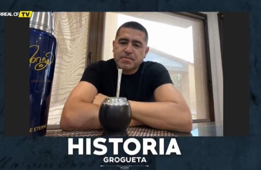 Riquelme participó de una charla virtual para el canal oficial del Villarreal de España, su exclub. / Villarreal CF