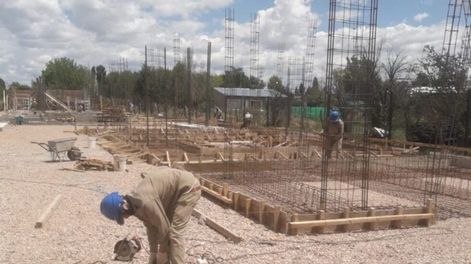 Avanza la construcción del nuevo edificio de la Escuela Especial 2-039 Padre José Carrone, de San Rafael
