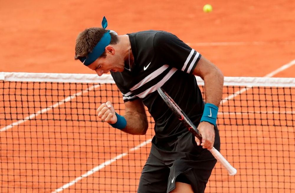 Del Potro sacó a Mahut y se metió en segunda ronda de Roland Garros