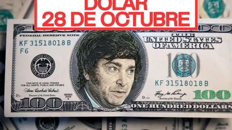 Está confirmado el precio que tendrá el dólar cuando abran los bancos este martes 28 de octubre