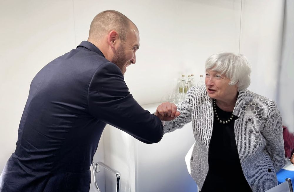 Martín Guzmán se reunión con Janet Yellen.