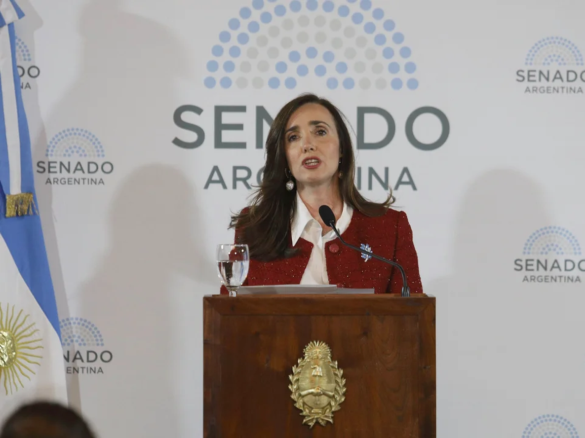 La vicepresidenta, Victoria Villarruel. Foto: MARIANO SANCHEZ/ NA