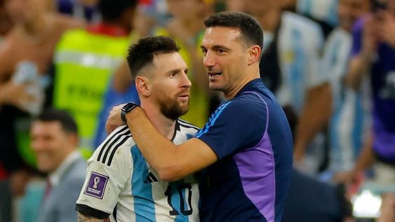 Lionel Messi y Lionel Scaloni, fundamentales en la Selección Argentina campeona del mundo. / Odd Andersen