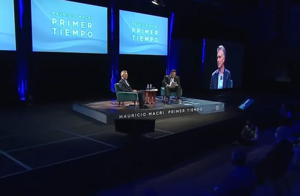 Presentación del libro  Primer Tiempo, de Mauricio Macri.