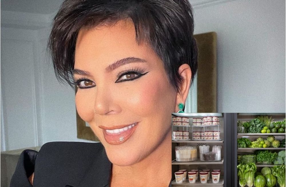 Kris Jenner mostró el interior de sus impecables heladeras