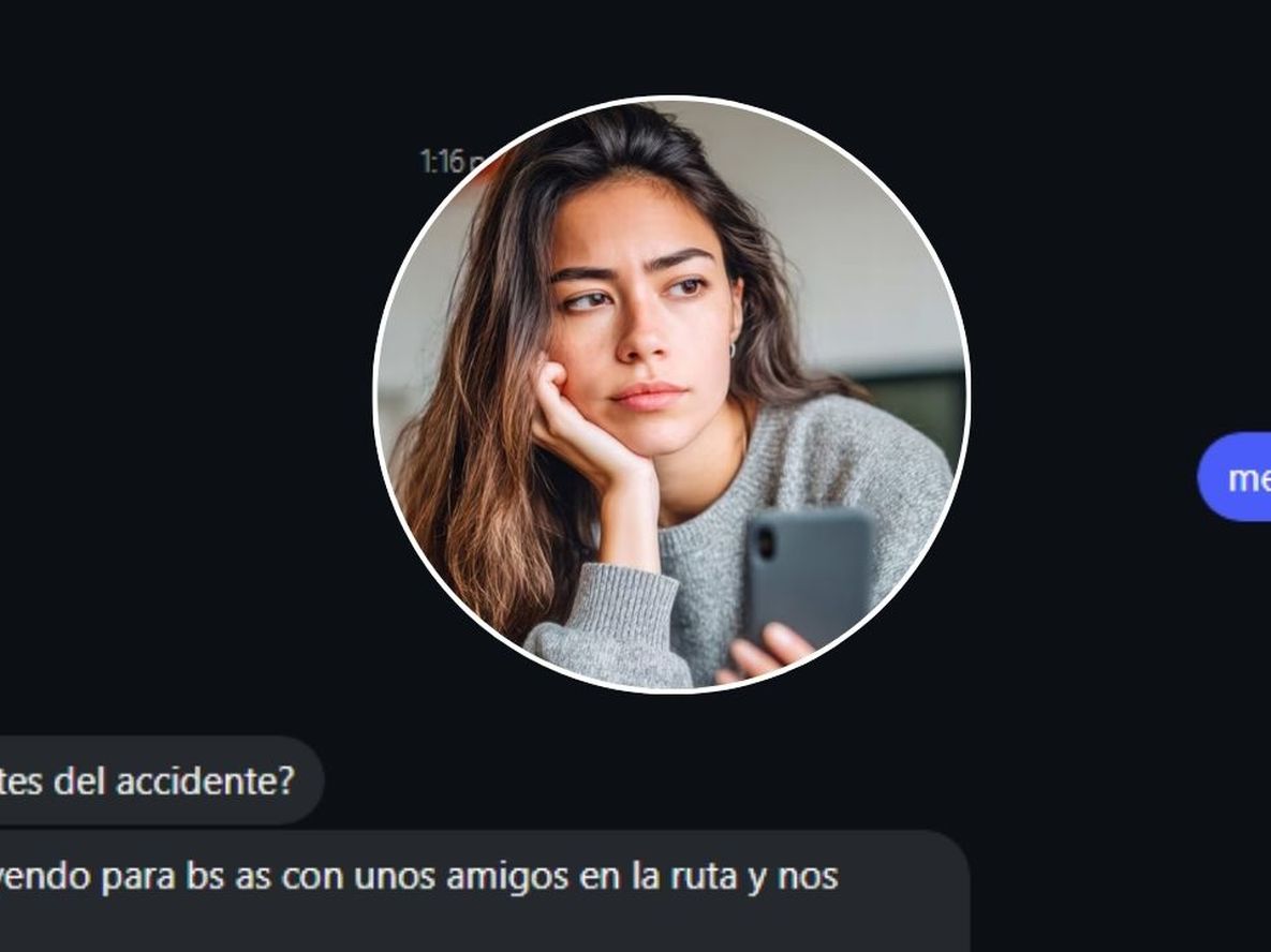 La joven se indignó con el chico por su insólita respuesta.