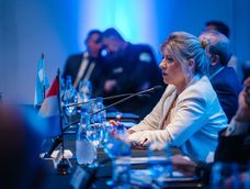 La ministra de Seguridad de la Nación, Alejandra Monteoliva, en la reunión del Consejo de Seguridad Interior.