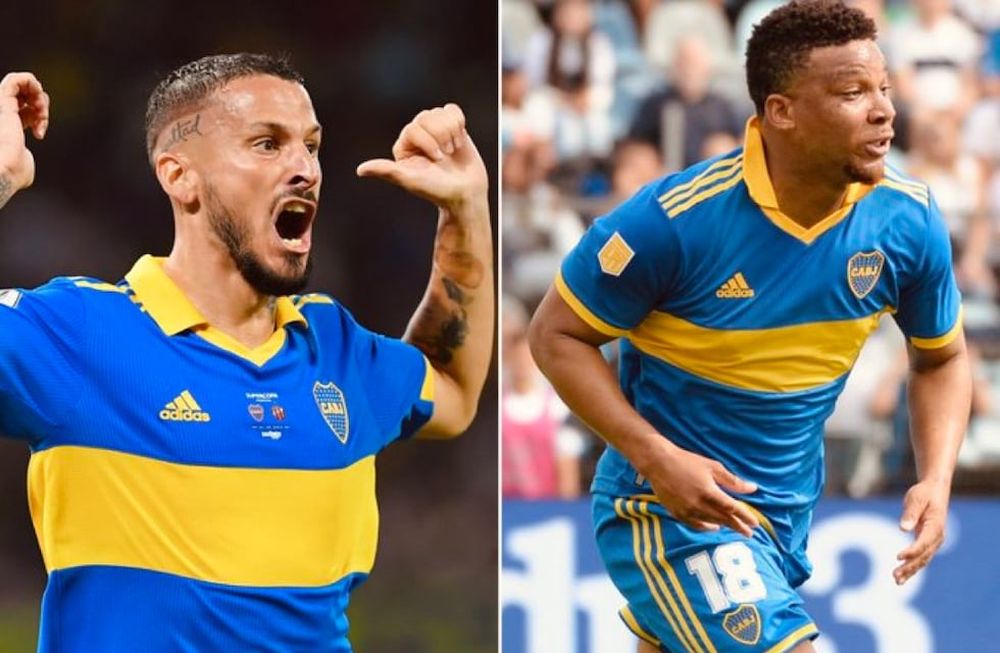 Benedetto y Fabra, ya están a disposición de Jorge Almirón. / Gentileza.