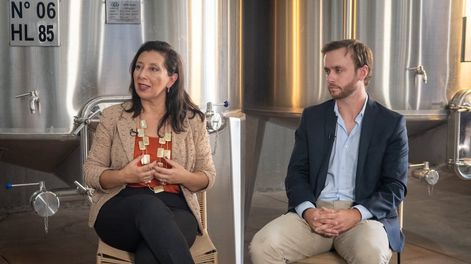 Carina Egea y Federico Giroldi participaron del ciclo Pilares sobre Finanzas Personales. Foto: Ignacio Blanco / Los Andes