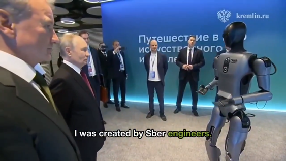 Vladimir Putin, presidente de Rusia, dialogó con un robot con Inteligencia Artificial.