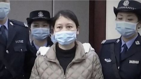 Wang Yun, de 39 años, fue ejecutada ayer por envenenar a un grupo de niños. Foto: Cadena 3