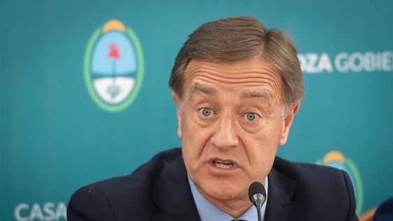 El gobernador de Mendoza Rodolfo Suárez anunció que se construirá El Baqueano con los fondos de Portezuelo del VientoFoto: Ignacio Blanco / Los Andes