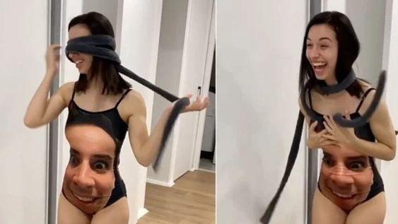 La rección de ella al ver el regalo de su novio