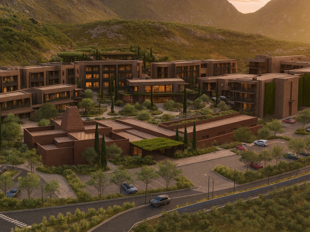 El Borgo se inspira en los pueblos italianos para integrar comercio, hotel y residencias en un mismo espacio.