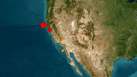 Los Andes | En California, las ciudades bajo riesgo incluyen San Francisco, Crescent City y Fort Bragg, mientras que en Oregón se destacan Port Orford, Brookings y Charleston.