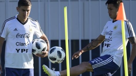 Meza y Dybala titulares para enfrentar a Brasil