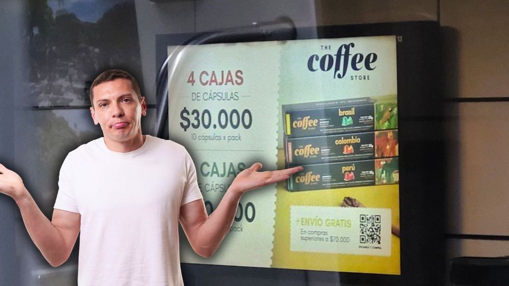 La curiosa promoción de café que se volvió viral en redes sociales.